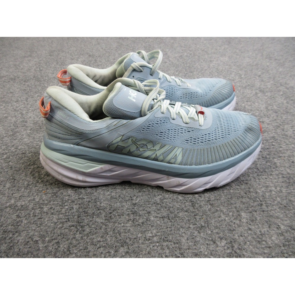 Hoka One One Bondi 7 Shoes Womens Size 9.5 Running Athletic BFBG 1110519